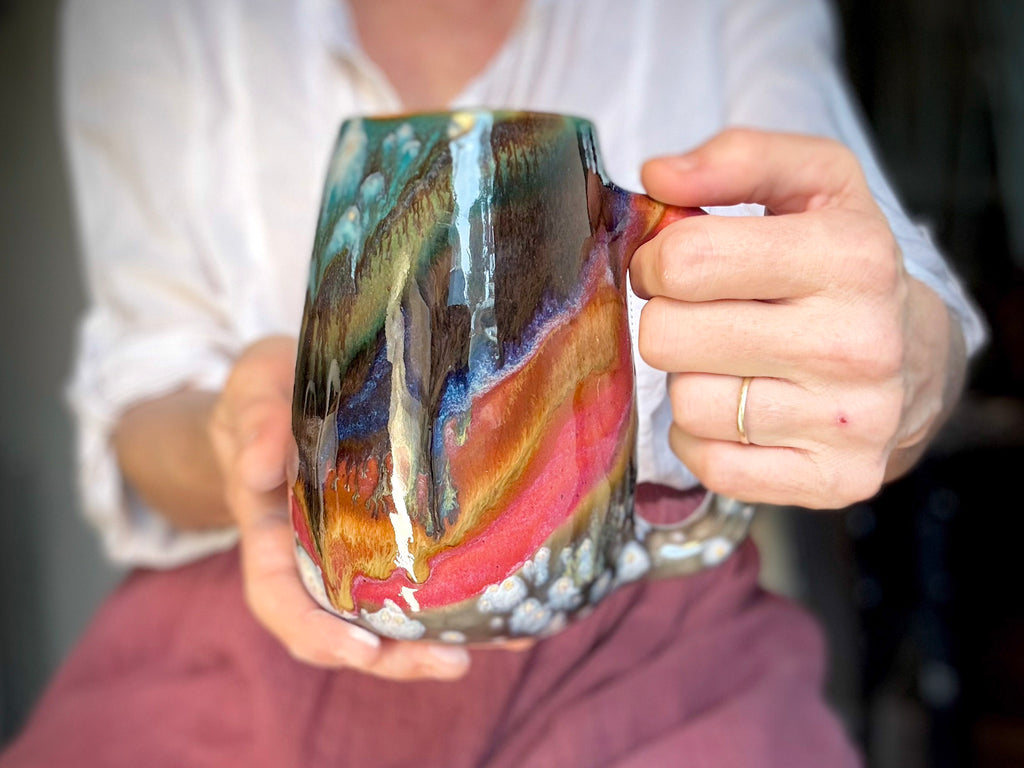 01-C Rainbow PROTOTYPE Mug - TOP SHELF, 24 oz.