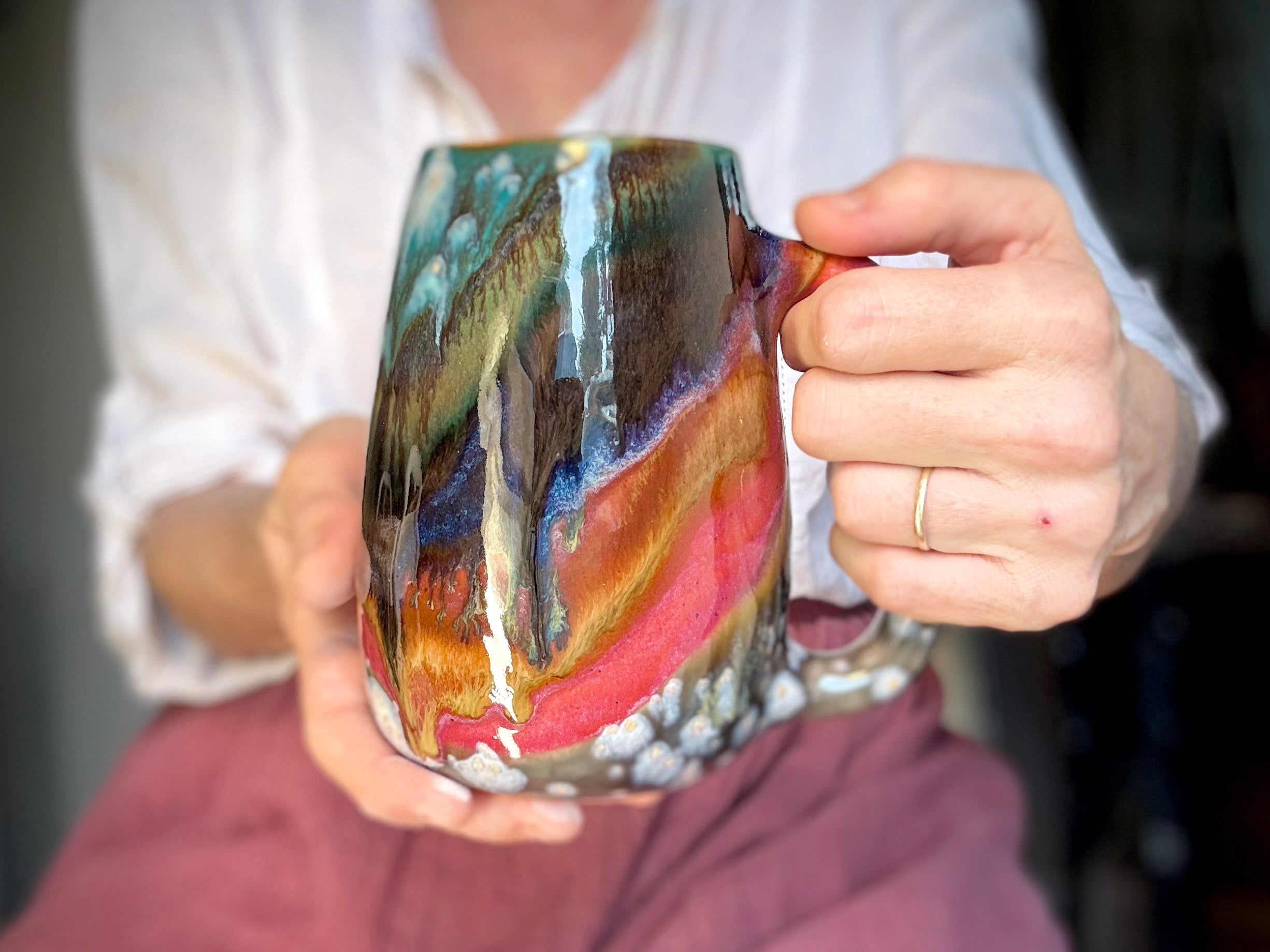 01-C Rainbow PROTOTYPE Mug - TOP SHELF, 24 oz.