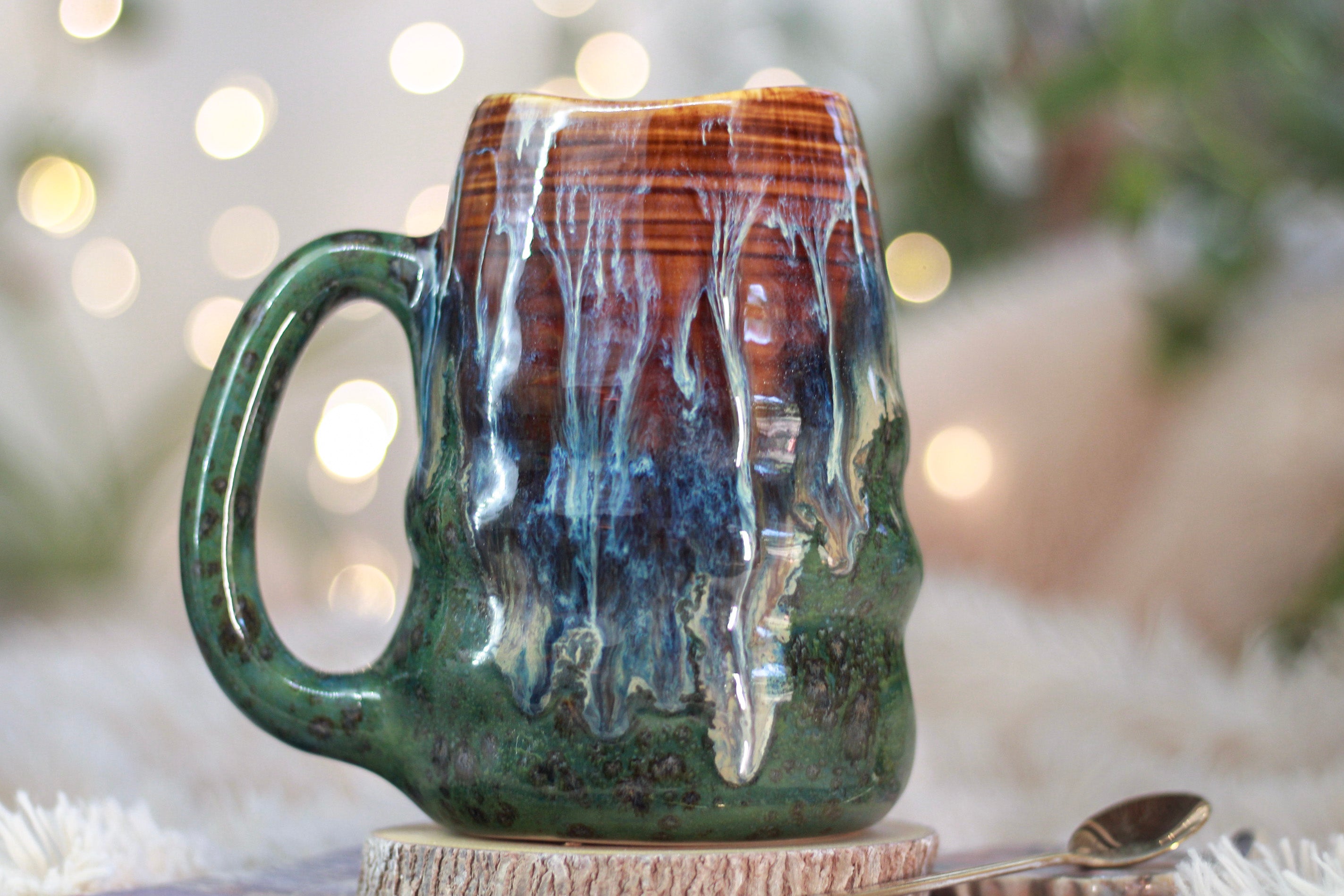01-C New Wave Textured Mug - TOP SHELF, 27 oz