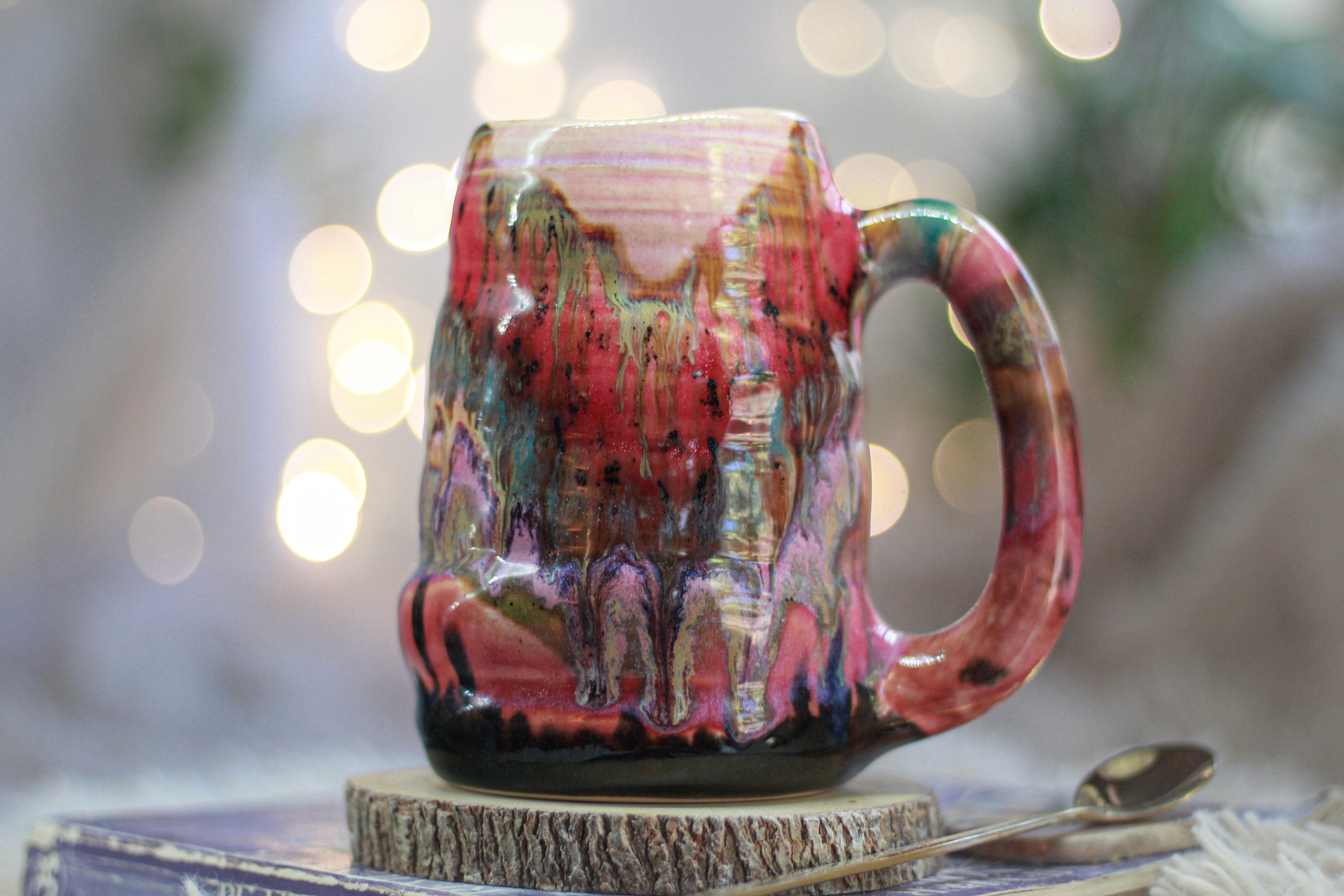 01-A+ Strawberry Hills PROTOTYPE Textured Mug - TOP SHELF NEXT LEVEL, 18 oz.
