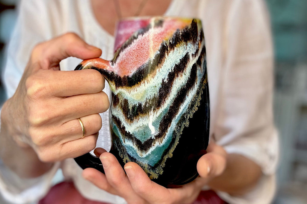 01-C Rainbow Family Mug - TOP SHELF, 23 oz.