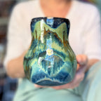 02-B Misty Mountain Midnight Curvy Mug - TOP SHELF MISFIT, 24 oz.