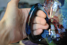 Load image into Gallery viewer, 02-F Stellar Chaos Textured Divot &#39;Cuddle&#39; Mug, 19 oz. (This listing is for one mug)