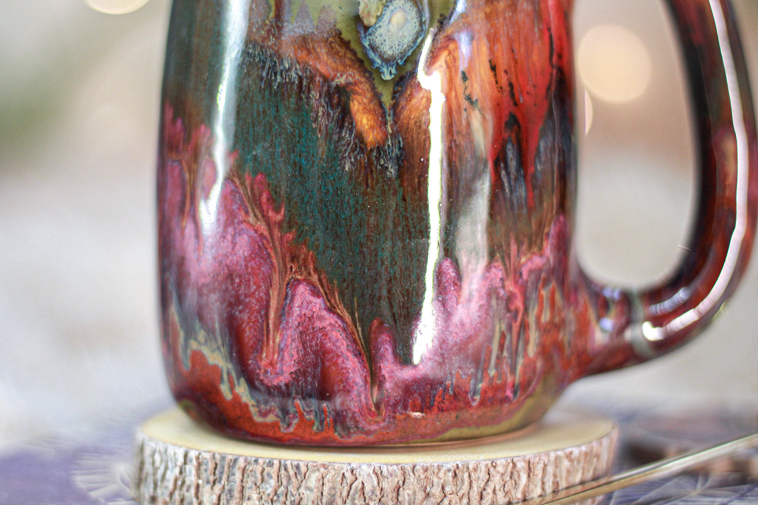 02-A Green Mountain Midnight Mug - TOP SHELF, 26 oz