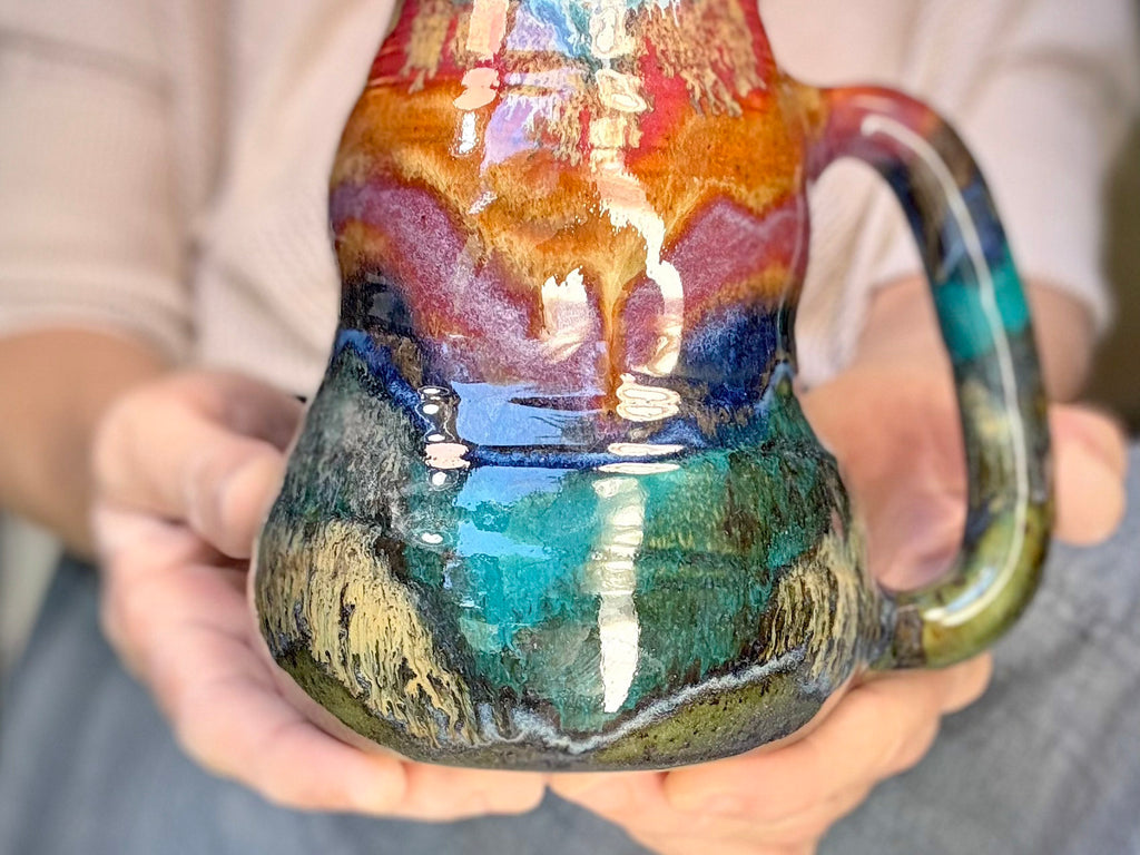02-A Rainbow Valley Cuddle Mug - TOP SHELF, 26 oz.