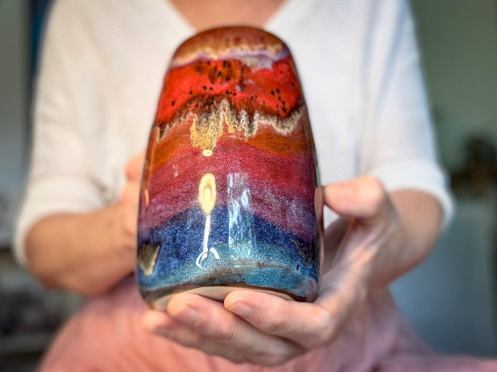 02-C Rainbow Grotto Mug - TOP SHELF, 24 oz.