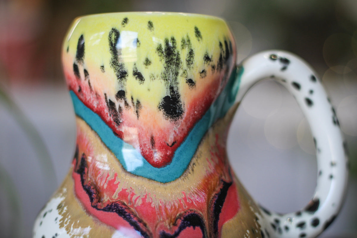 18-B Desert Rainbow Acorn Gourd Mug, 24 oz.