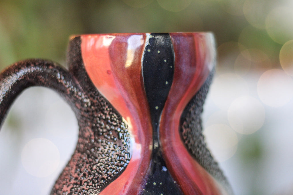 15-B Cosmic Yoni Gourd Mug, 18 oz.