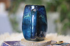 14-F Blue EXPERIMENT Textured Mug, 21 oz.