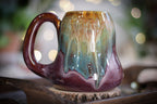 17-D Aqua Falls Gourd Mug, 20 oz.