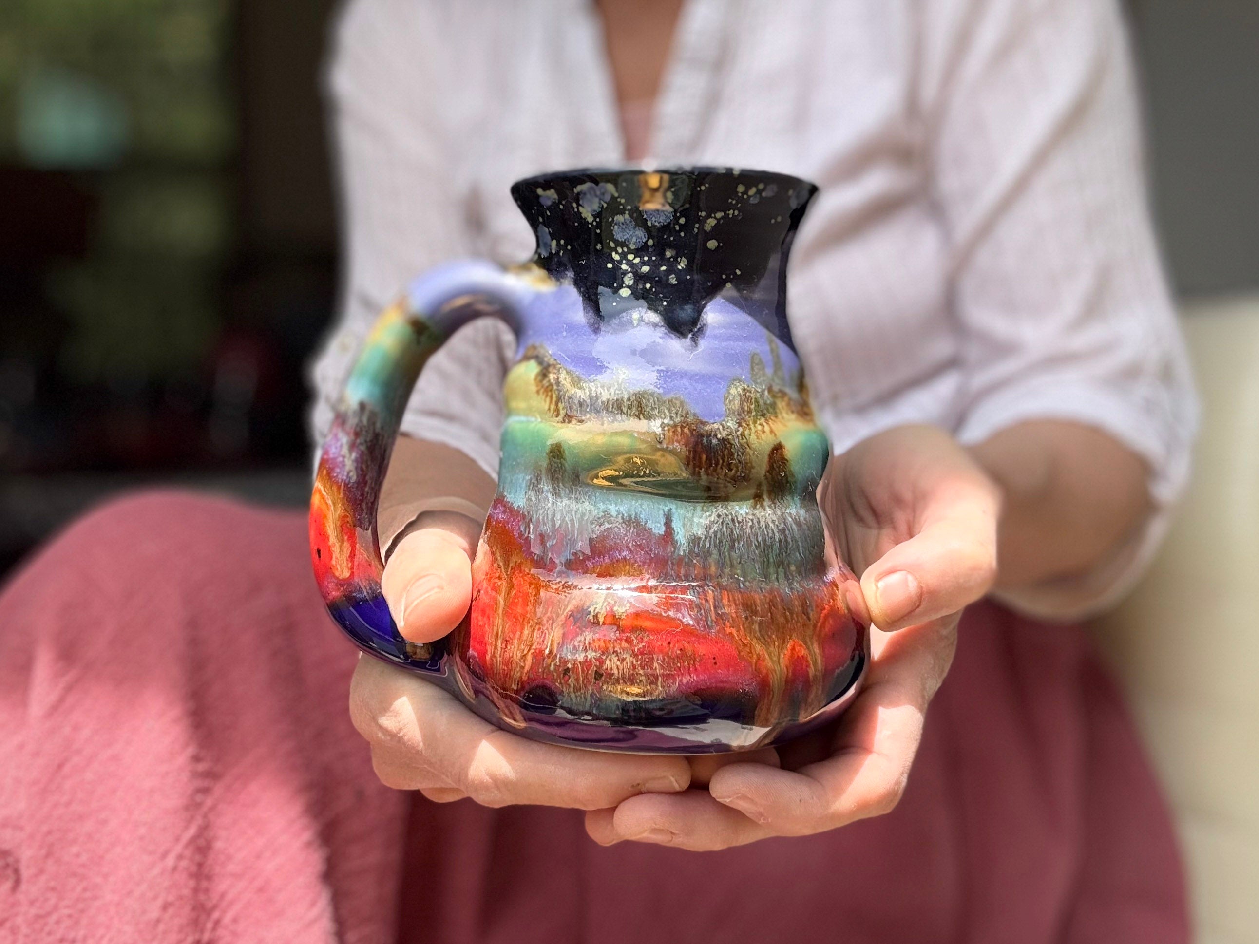 18-B Purple Mountain Majesty Cuddle Mug, 22 oz.