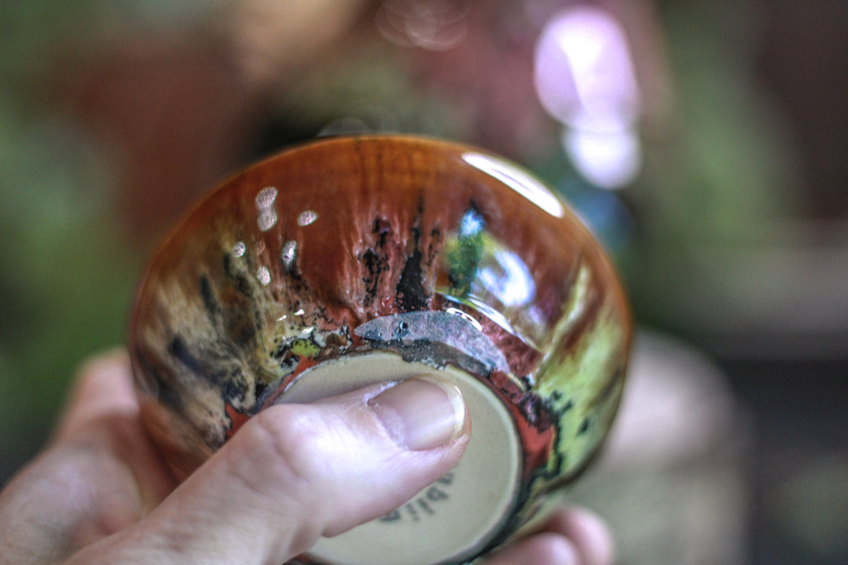 15-B Molten Rainbow Cheetah Wax Melt Burner - MISFIT - 25% off