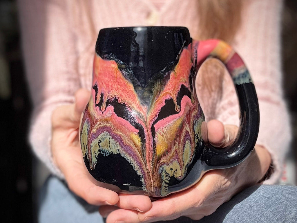 16-C Molten Strata Mid Mod Mug, 19 oz.