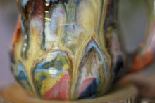 Load image into Gallery viewer, 13-D Messy Grace Notched Barely Flared Textured Divot Mug, 20 oz.