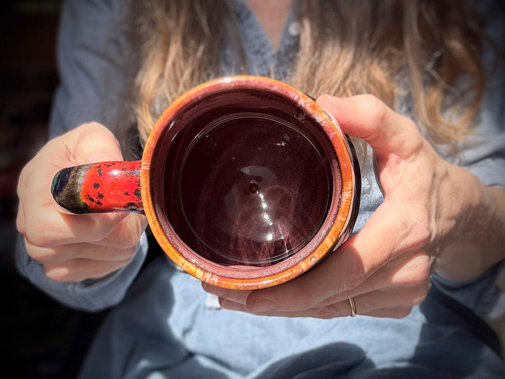 16-E Earthy 'FLOW' Cuddle Mug, 22 oz. (This listing is for one mug)