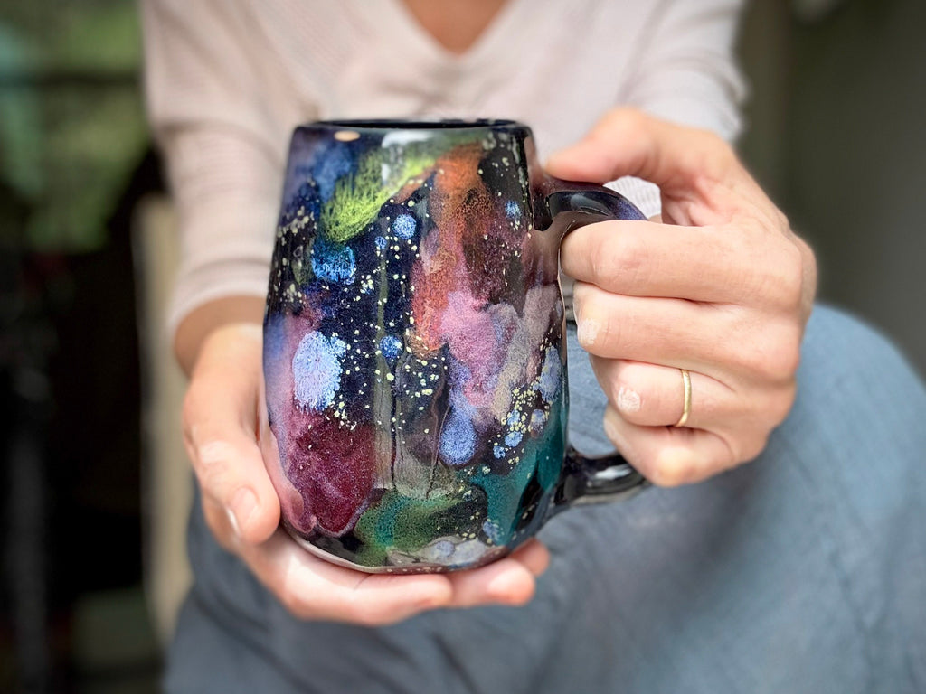 18-B Rainbow Stellar Mug, 22 oz.