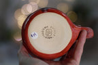 14-E Red EXPERIMENT Textured Divot Mug, 16 oz.