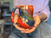 Load image into Gallery viewer, 18-C Red PROTOTYPE Curvy Mug, 22 oz.
