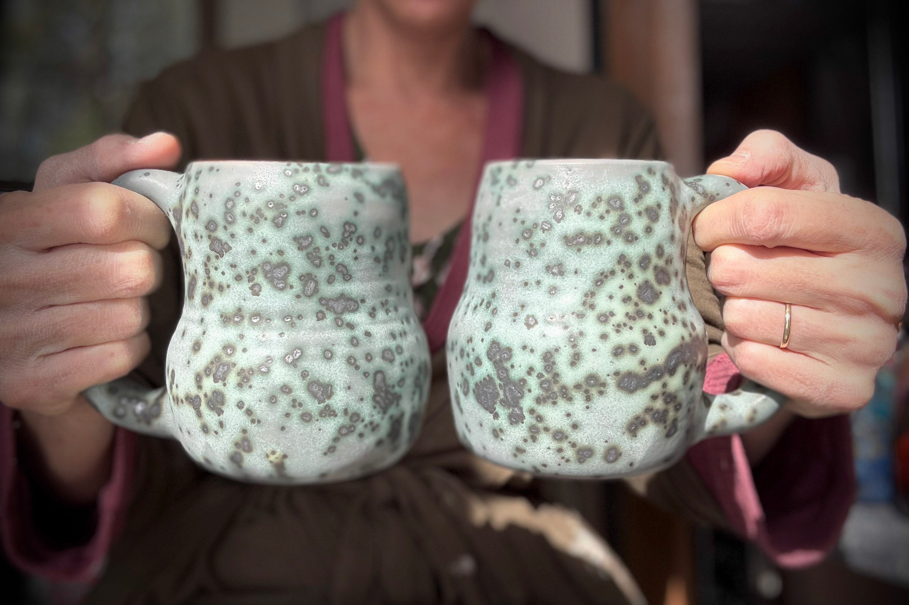 16-F Lunestone Mid Mod Mug, 16 oz. (This listing is for one mug)