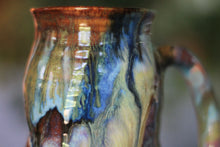 Load image into Gallery viewer, 13-D Messy Grace Notched Barely Flared Textured Divot Mug, 20 oz.