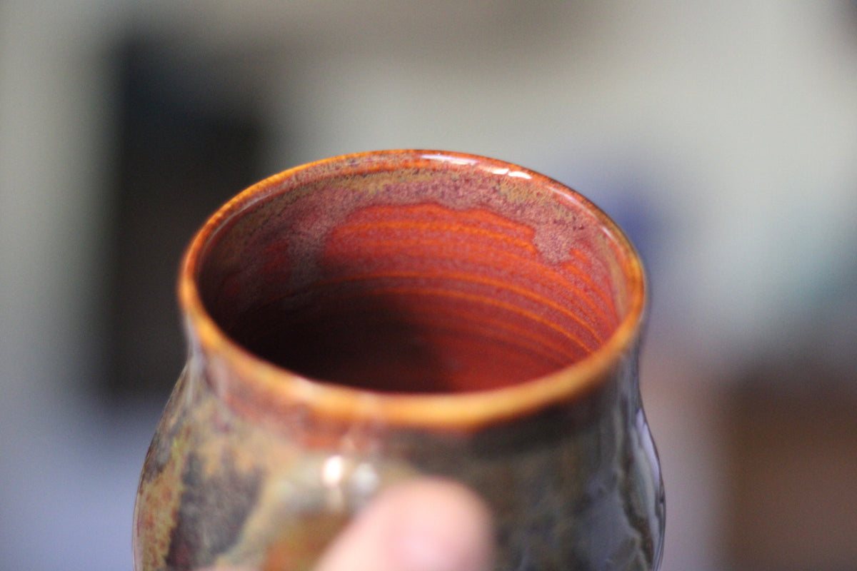09-G Brown PROTOTYPE Textured Divot Mug, 20 oz.