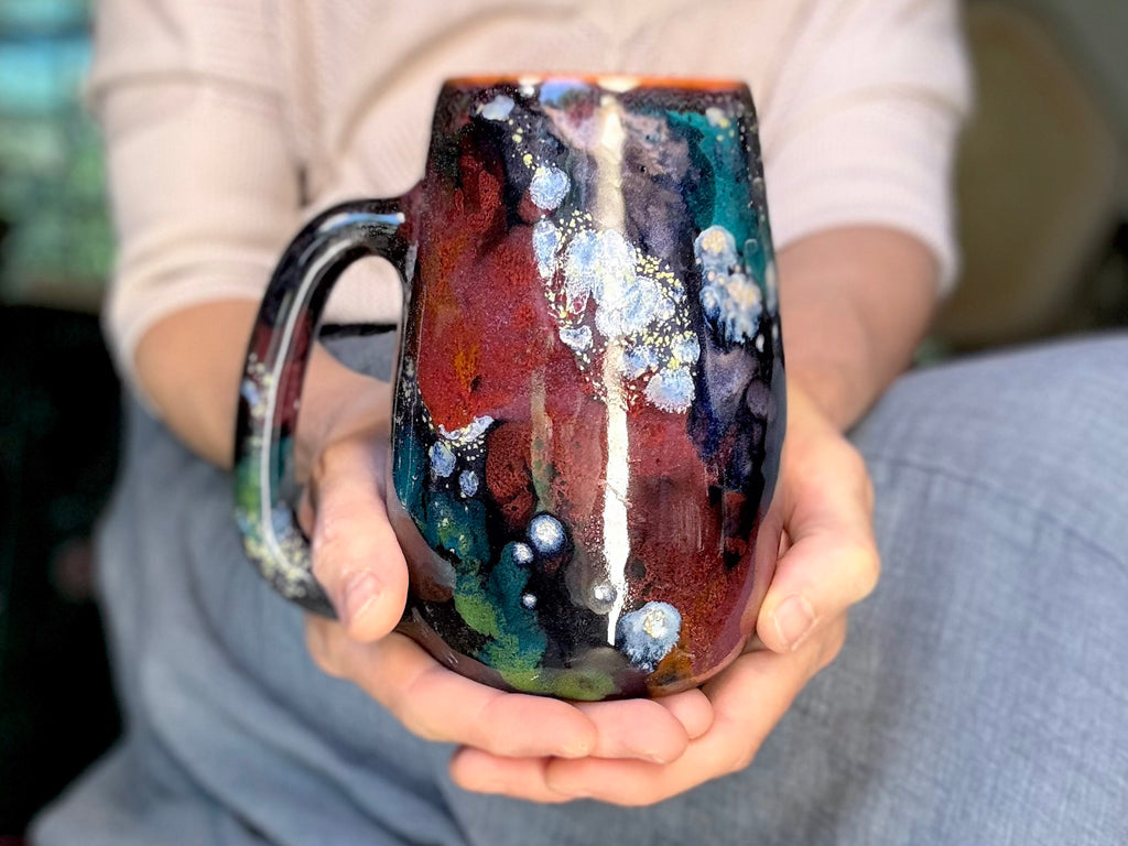 18-C Rainbow Stellar Mug, 28 oz.