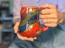 Load image into Gallery viewer, 18-C Red PROTOTYPE Curvy Mug, 22 oz.