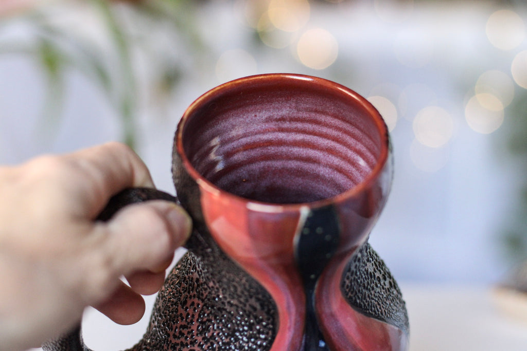 15-B Cosmic Yoni Gourd Mug, 18 oz.
