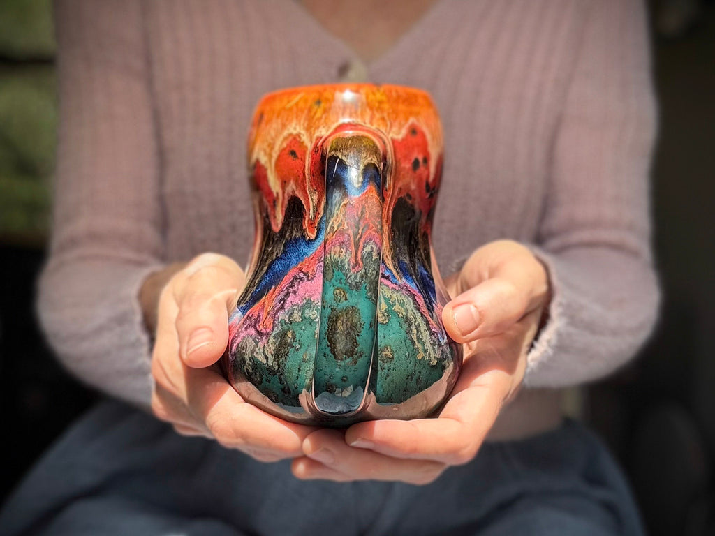 18-B Molten Gourd Mug - TOP SHELF MISFIT, 20 oz.