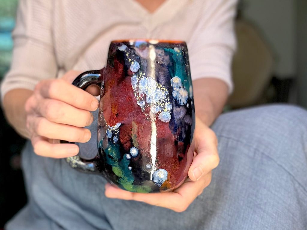 18-C Rainbow Stellar Mug, 28 oz.