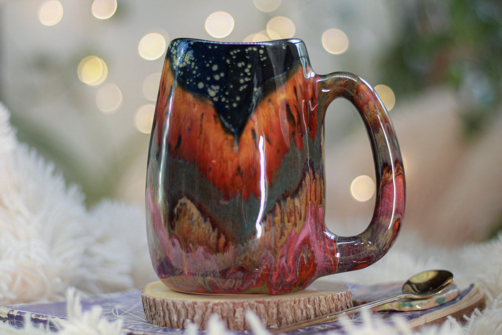 16-B Starry Night Variation Mug - TOP SHELF MISFIT, 23 oz.