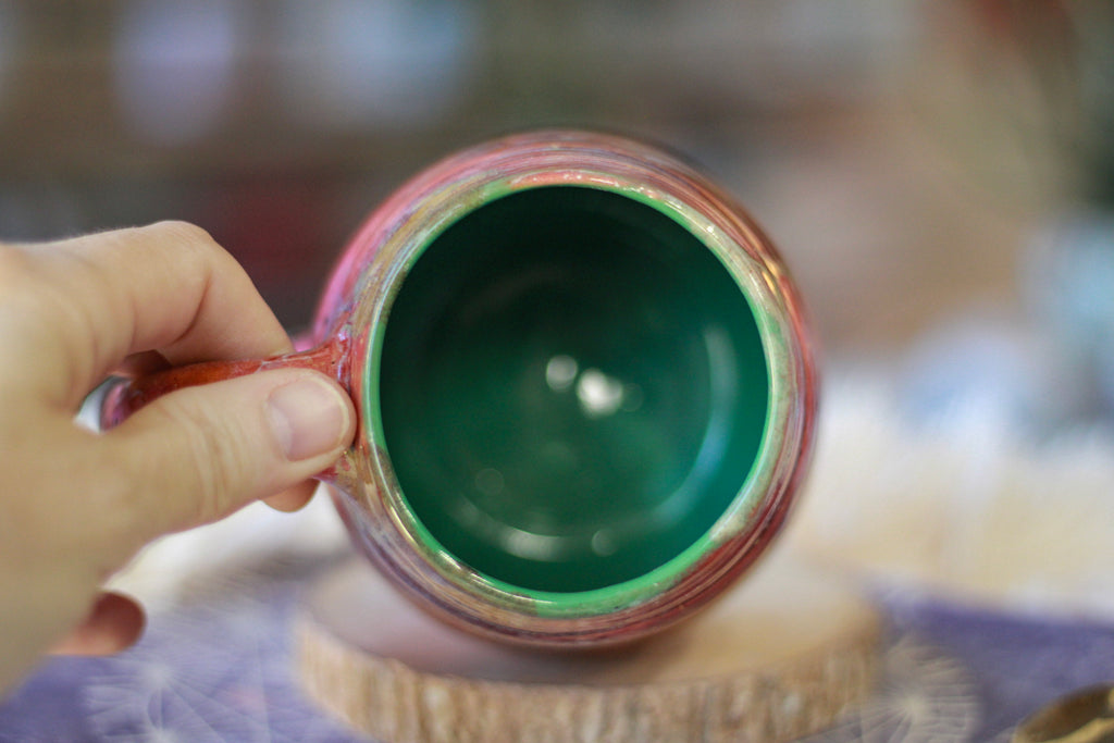 17-F Pinkish PROTOTYPE Textured Mug, 15 oz.