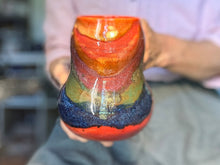 Load image into Gallery viewer, 18-C Red PROTOTYPE Curvy Mug, 22 oz.