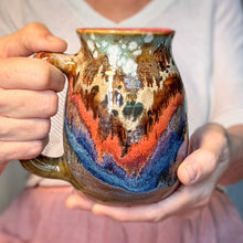 Load image into Gallery viewer, 19-C Desert Oasis Flared Textured Mug, 22 oz.