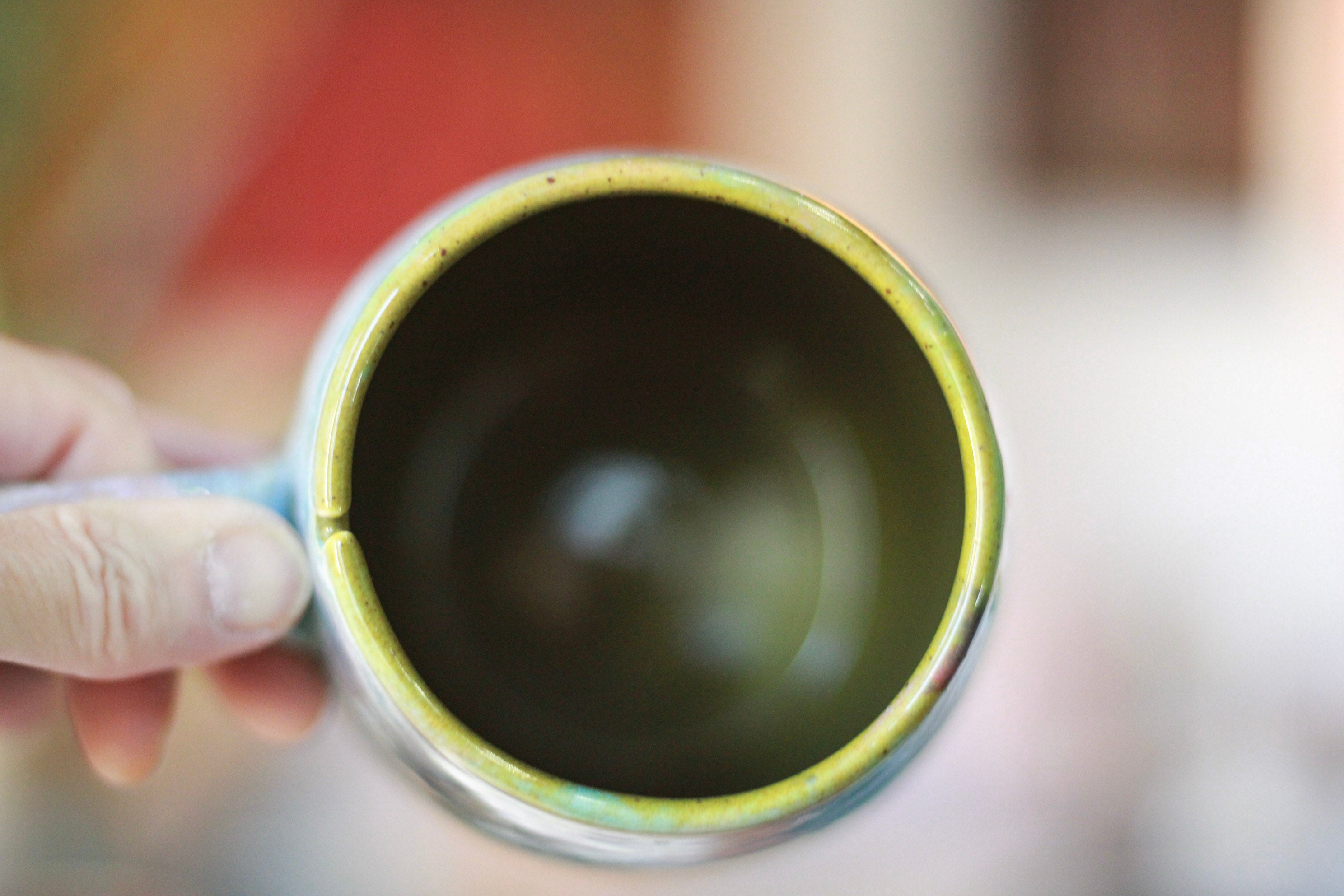 16-H Surprise EXPERIMENT Notched Mug, 24 oz.
