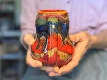 Load image into Gallery viewer, 18-C Red PROTOTYPE Curvy Mug, 22 oz.