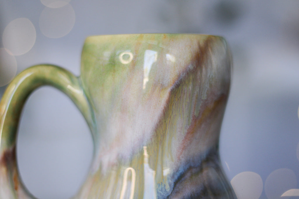 15-B Soft Earth Series PROTOTYPE Gourd Mug - TOP SHELF, 17 oz.