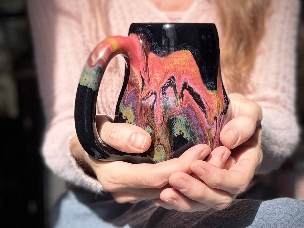 16-C Molten Strata Mid Mod Mug, 19 oz.