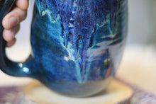 Load image into Gallery viewer, 14-F Blue EXPERIMENT Textured Mug, 21 oz.