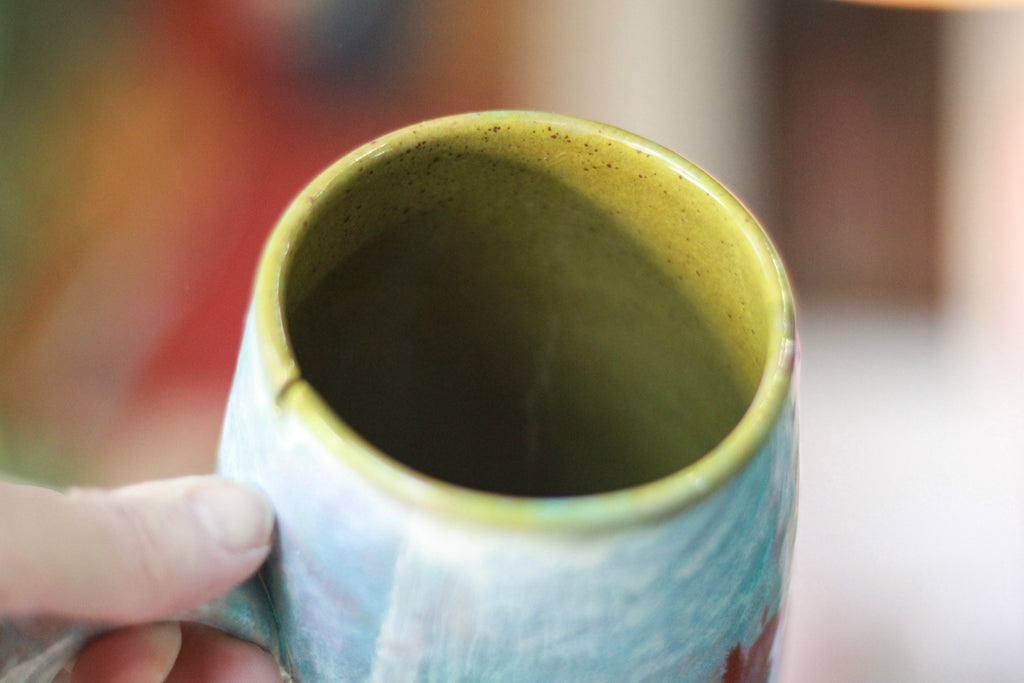 16-H Surprise EXPERIMENT Notched Mug, 24 oz.