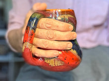 Load image into Gallery viewer, 18-C Red PROTOTYPE Curvy Mug, 22 oz.