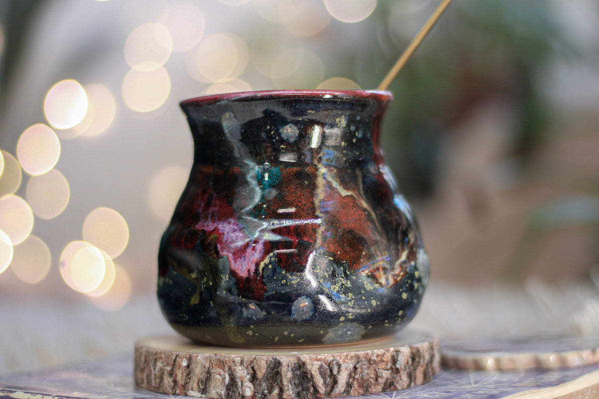 12-C Rustic Stellar Divot 'Sipping' Bowl, 12 oz.
