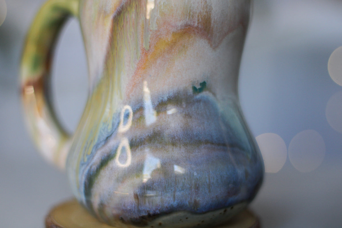 15-B Soft Earth Series PROTOTYPE Gourd Mug - TOP SHELF, 17 oz.
