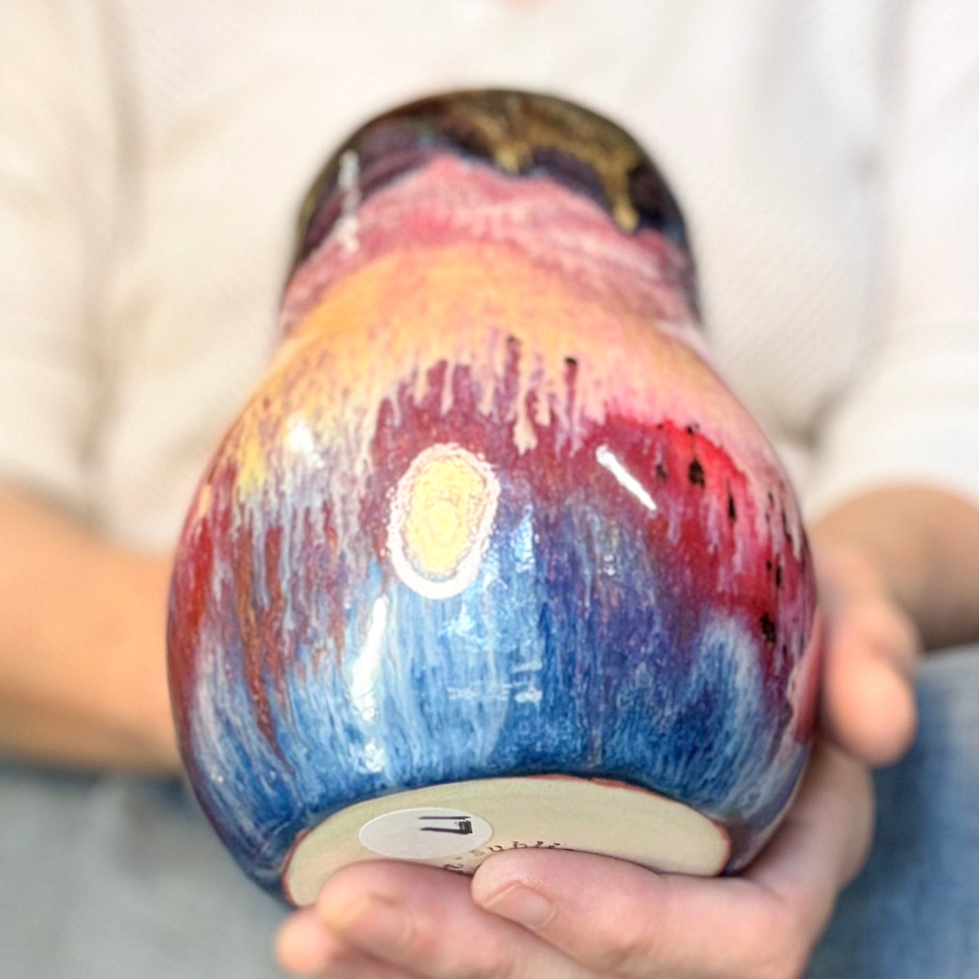 17-D Rainbow PROTOTYPE Mid Mod Mug, 22 oz.