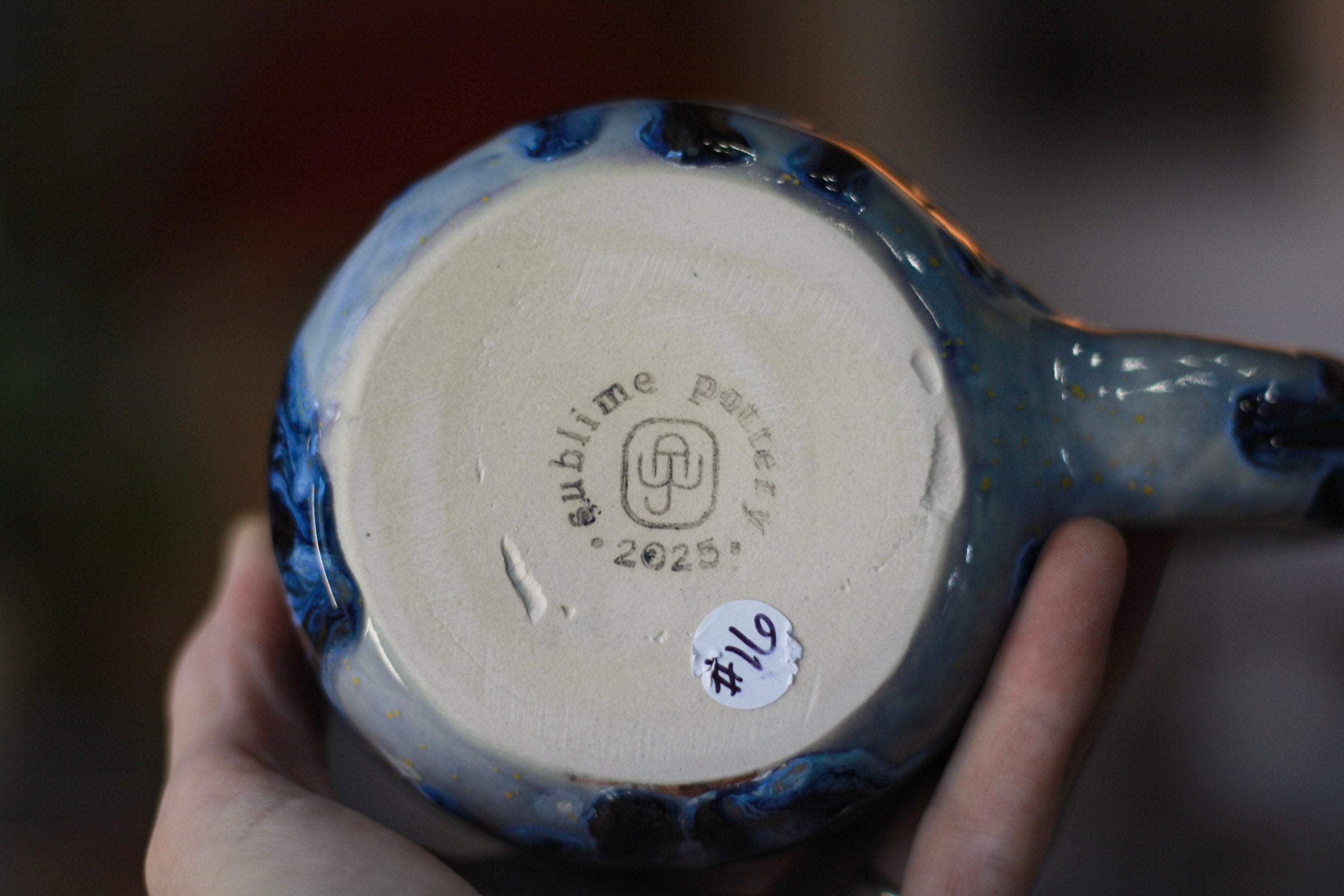 16-H Surprise EXPERIMENT Notched Mug, 24 oz.