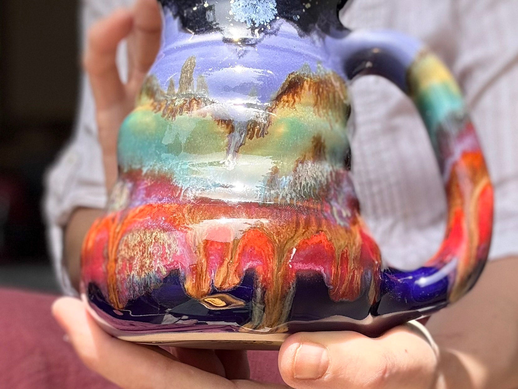18-B Purple Mountain Majesty Cuddle Mug, 22 oz.
