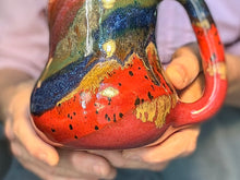 Load image into Gallery viewer, 18-C Red PROTOTYPE Curvy Mug, 22 oz.