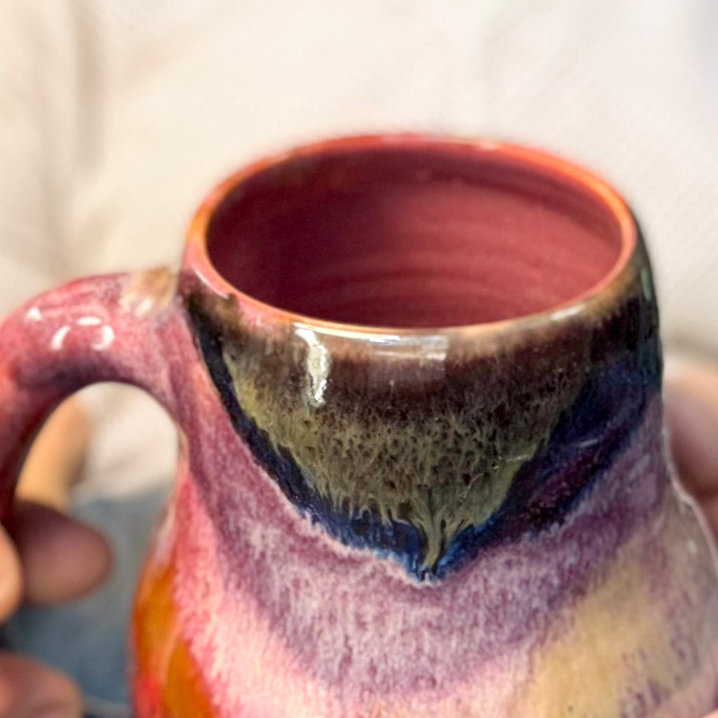 17-D Rainbow PROTOTYPE Mid Mod Mug, 22 oz.