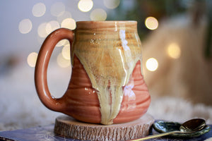 14-F EXPERIMENT Barely Flared Textured Divot Mug - MINOR MISFIT, 17 oz. - 10% off