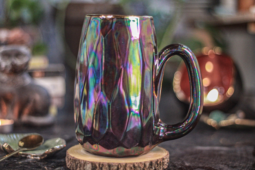 19-B PROTOTYPE Crystal Mug - TOP SHELF MISFIT, 23 oz.
